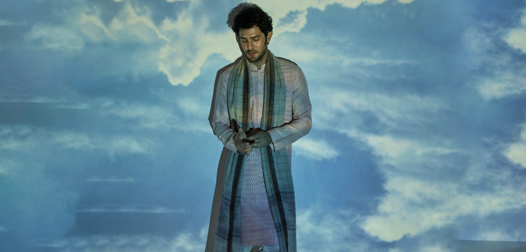 men's ethnic wear with shawl, men's shawls, lohi shawls