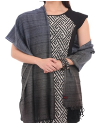 Shingora Stole with pattern style