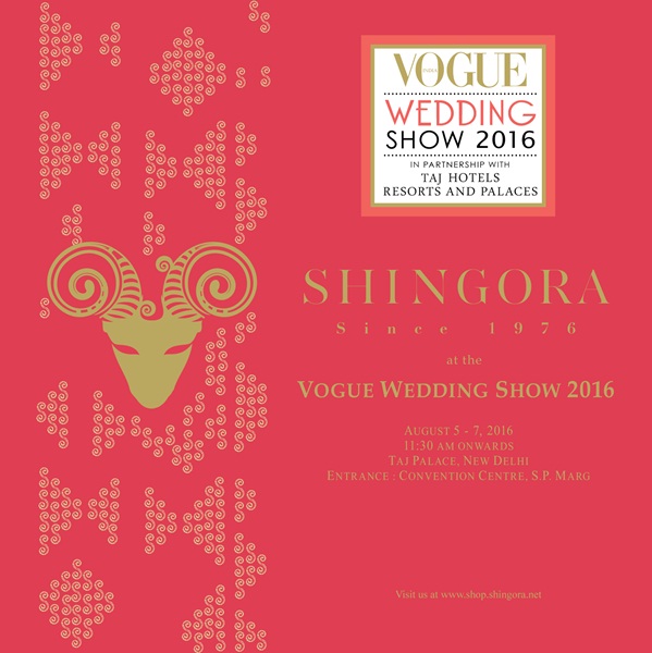 Shingora Luxury at Vogue wedding show 2016