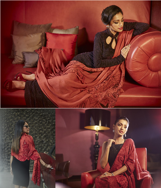 Shingora Luxury Lady Red AW16 Collection