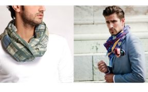 wear a infinity men scarf