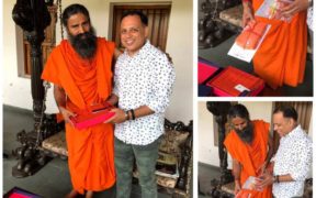 Baba Ramdev Launches Shingora's Organic Cotton Scarves